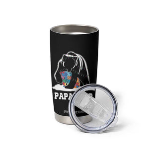 Autism Papa Bear Tumbler Cup Support Autistic Matching Family Dad TS02 Print Your Wear
