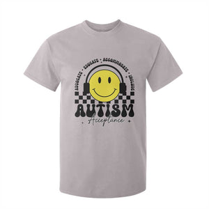 Autism Acceptance T Shirt For Kid Advocate Educate Accomodate Include Special Education TS02 Ice Gray Print Your Wear