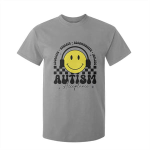 Autism Acceptance T Shirt For Kid Advocate Educate Accomodate Include Special Education TS02 Sport Gray Print Your Wear