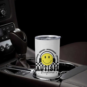Autism Acceptance Tumbler Cup Advocate Educate Accomodate Include Special Education TS02 Print Your Wear