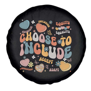 Autism Acceptance Spare Tire Cover Choose To Include Inclusion Matters TS02 Print Your Wear