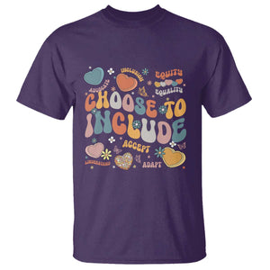 Autism Acceptance T Shirt Choose To Include Inclusion Matters TS02 Purple Print Your Wear