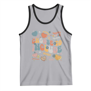 Autism Acceptance Tank Top Choose To Include Inclusion Matters TS02 Athletic Heather Black Print Your Wear