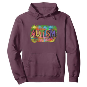 Autism Acceptance Hoodie Accept Understand Love Autistic Support TS02 Maroon Print Your Wear