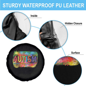 Autism Acceptance Spare Tire Cover Accept Understand Love Autistic Support TS02 Print Your Wear