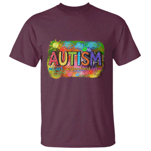 Autism Acceptance T Shirt Accept Understand Love Autistic Support TS02 Maroon Print Your Wear