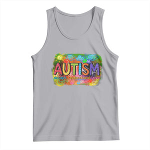 Autism Acceptance Tank Top Accept Understand Love Autistic Support TS02 Athletic Heather Print Your Wear
