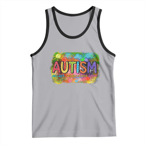 Autism Acceptance Tank Top Accept Understand Love Autistic Support TS02 Athletic Heather Black Print Your Wear