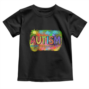 Autism Acceptance Toddler T Shirt Accept Understand Love Autistic Support TS02 Black Print Your Wear