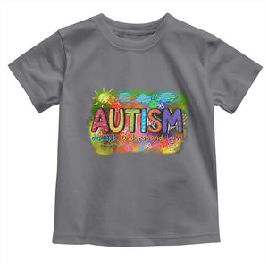 Autism Acceptance Toddler T Shirt Accept Understand Love Autistic Support TS02 Charcoal Print Your Wear