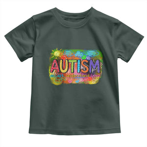 Autism Acceptance Toddler T Shirt Accept Understand Love Autistic Support TS02 Dark Forest Green Print Your Wear