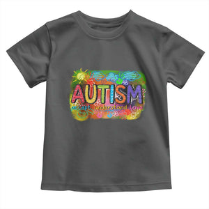 Autism Acceptance Toddler T Shirt Accept Understand Love Autistic Support TS02 Dark Heather Print Your Wear