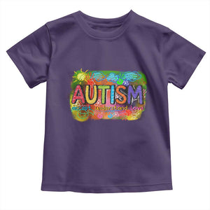 Autism Acceptance Toddler T Shirt Accept Understand Love Autistic Support TS02 Purple Print Your Wear