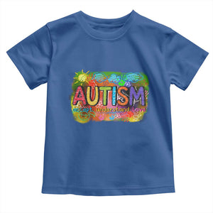 Autism Acceptance Toddler T Shirt Accept Understand Love Autistic Support TS02 Royal Blue Print Your Wear