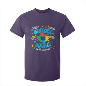Autism Awareness Support Squad T Shirt For Kid In April We Wear Blue TS02 Purple Print Your Wear