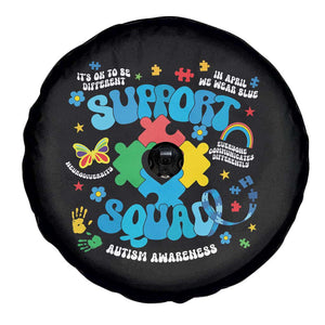 Autism Awareness Support Squad Spare Tire Cover In April We Wear Blue TS02 Print Your Wear