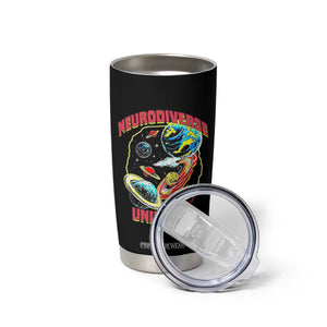 Neurodiverse Universe Tumbler Cup Neurodiversity Embrace ADHD Autism ASD TS02 Print Your Wear