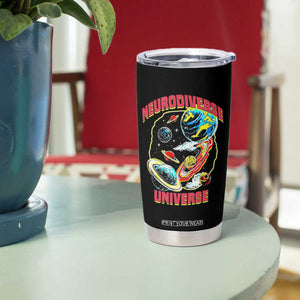 Neurodiverse Universe Tumbler Cup Neurodiversity Embrace ADHD Autism ASD TS02 Print Your Wear