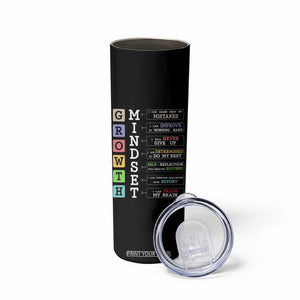 Special Education Skinny Tumbler Growth Mindset Positive Inspiration TS02 Print Your Wear