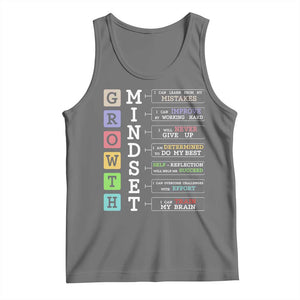 Special Education Tank Top Growth Mindset Positive Inspiration TS02 Black Heather Print Your Wear