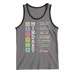 Special Education Tank Top Growth Mindset Positive Inspiration TS02 Deep Heather Black Print Your Wear