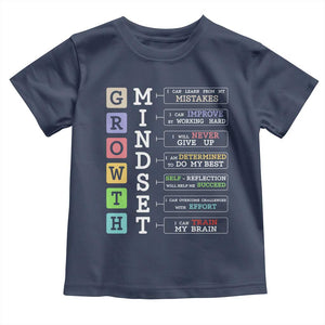 Special Education Toddler T Shirt Growth Mindset Positive Inspiration TS02 Navy Print Your Wear
