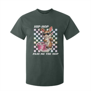 Hip Hop Easter Bunny Cleaning Pun T Shirt For Kid Funny Rabbit with Mop TS02 Dark Forest Green Print Your Wear