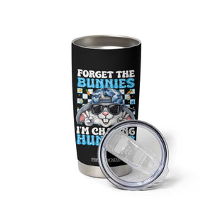 Funny Easter Bunny Forget the Bunnies I’m Chasing Hunnies Tumbler Cup Cool Rabbit with Sunglasses & Hat Humor TS02 Print Your Wear