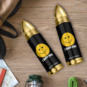 I Hate You Meme Distressed Smiling Face Bullet Tumbler Dark Humor Sarcastic Funny Attitude TS02 Print Your Wear