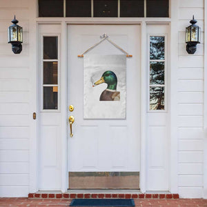 Smoking Mallard Meme Graphic Garden Flag Chaotic Funny Wild Duck Attitude Viral Internet Humor TS02 Print Your Wear
