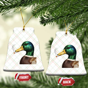Smoking Mallard Meme Graphic Ceramic Ornament Chaotic Funny Wild Duck Attitude Viral Internet Humor TS02 Print Your Wear
