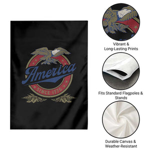 America Since 1776 Garden Flag 4th of July Retro Vintage Patriotic Eagle Pride TS02 Print Your Wear