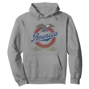 America Since 1776 Hoodie 4th of July Retro Vintage Patriotic Eagle Pride TS02 Sport Gray Print Your Wear