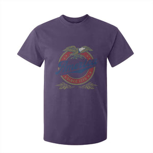 America Since 1776 T Shirt For Kid 4th of July Retro Vintage Patriotic Eagle Pride TS02 Purple Print Your Wear