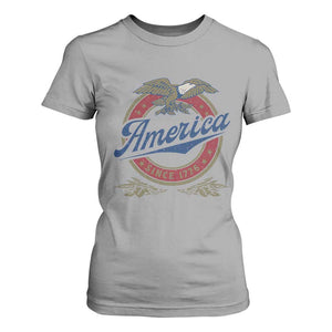 America Since 1776 T Shirt For Women 4th of July Retro Vintage Patriotic Eagle Pride TS02 Sport Gray Print Your Wear