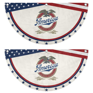America Since 1776 Patriotic Fan Flag 4th of July Retro Vintage Eagle Pride