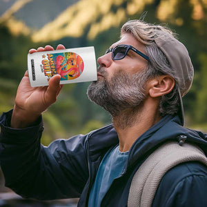 Americas Gulf Est 2025 4 in 1 Can Cooler Tumbler Funny Trump Flamingo Float Patriotic Beach TS02 Print Your Wear