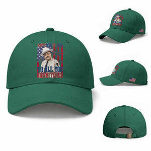 Happy 4th of July To All You Sumbitches Funny Sheriff Patriotic Graphic Baseball Cap Retro Movie Quote Inspo Country Humor TS02 Baseball Cap Universal Fit Irish Green Print Your Wear