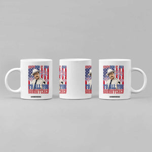 Happy 4th of July To All You Sumbitches Funny Sheriff Patriotic Graphic Coffee Mug Retro Movie Quote Inspo Country Humor TS02 Print Your Wear