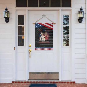 Happy 4th of July To All You Sumbitches Country Humor Patriotic Garden Flag Vintage Southern Cowboy Graphic