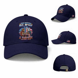 The British Blew A Thirteen Colony Lead 0-13 Lion vs Eagle Baseball Cap Chess Match Patriotic 4th of July Funny History Graphic
