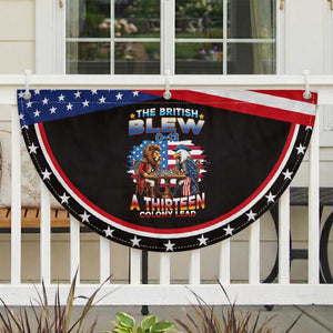 The British Blew A Thirteen Colony Lead 0-13 Lion vs Eagle Patriotic Fan Flag Chess Match 4th of July Funny History Graphic