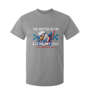 The British Blew A 13 Colony Lead Dabbing Eagle T Shirt For Kid Funny Patriotic 4th of July History Humor Graphic