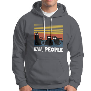 Sarcastic Cat Hoodie Ew People Hater TS02 Printyourwear