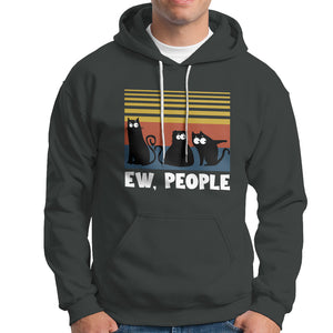 Sarcastic Cat Hoodie Ew People Hater TS02 Printyourwear