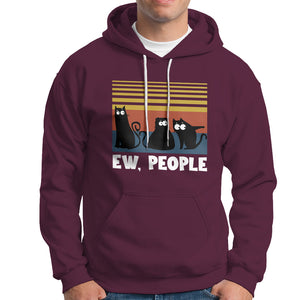 Sarcastic Cat Hoodie Ew People Hater TS02 Printyourwear