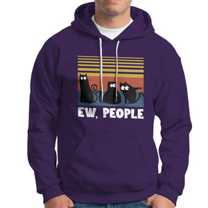 Sarcastic Cat Hoodie Ew People Hater TS02 Printyourwear