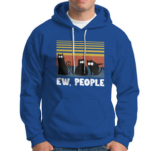 Sarcastic Cat Hoodie Ew People Hater TS02 Printyourwear