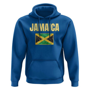 Retro Jamaica Hoodie Tropical Jamaican Flag TS02 Royal Blue Print Your Wear