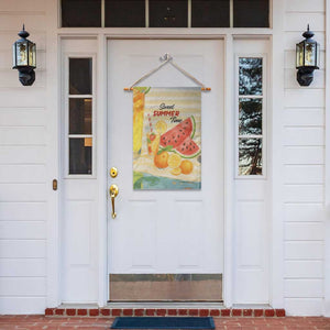 Sweet Summer Time Citrus Fruit Cocktails Poolside Beach Garden Flag